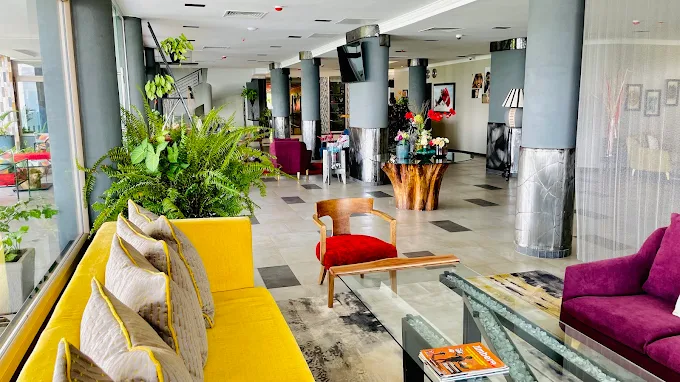 Poolside view at Kiriri Garden Hotel